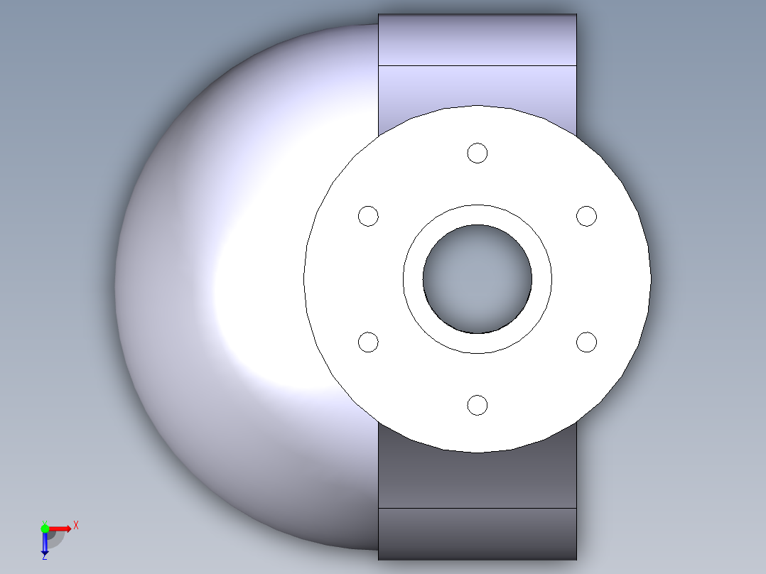 自卸车驱动桥壳三维图+二维==782467==15俯视图