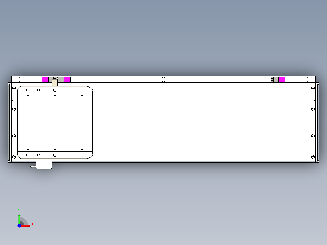 威洛博LC系列3d模型模组LC22H2Y-S600前视图