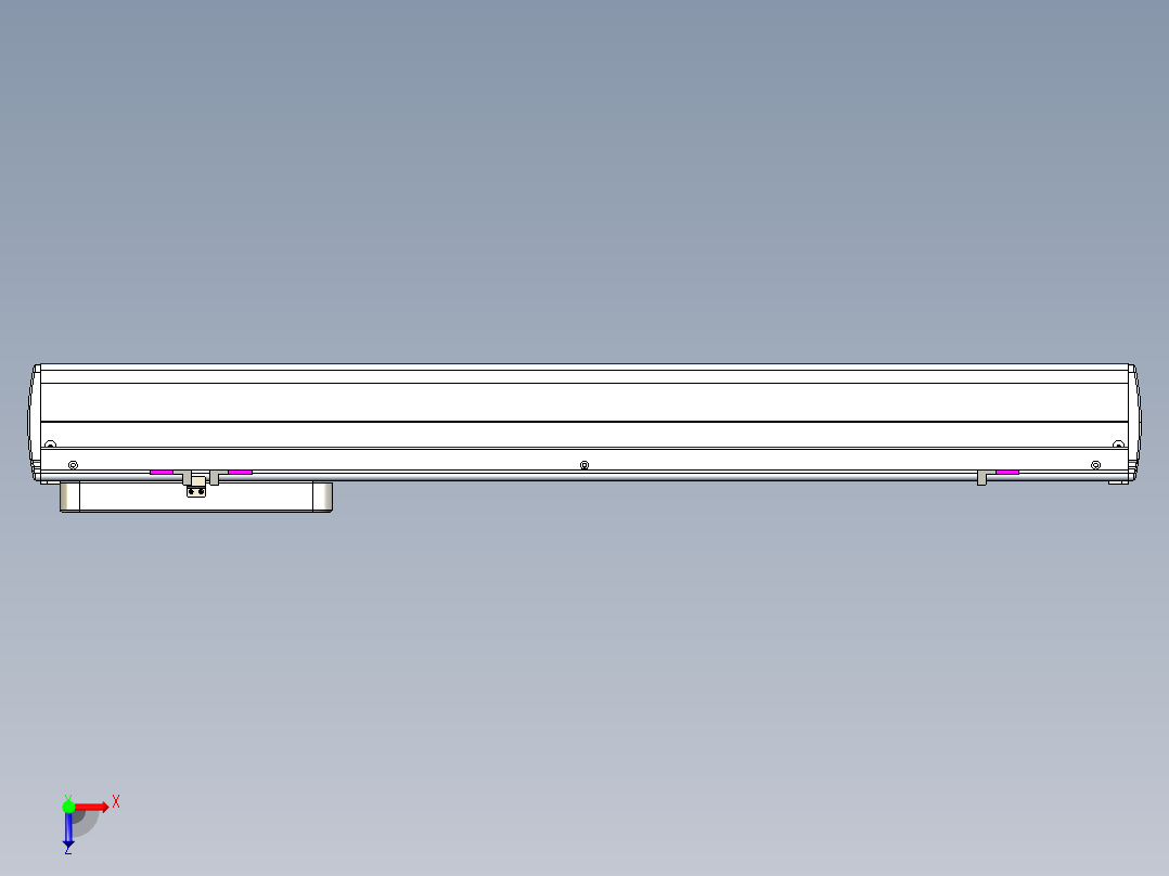 威洛博LC系列3d模型模组LC22H2Y-S600俯视图