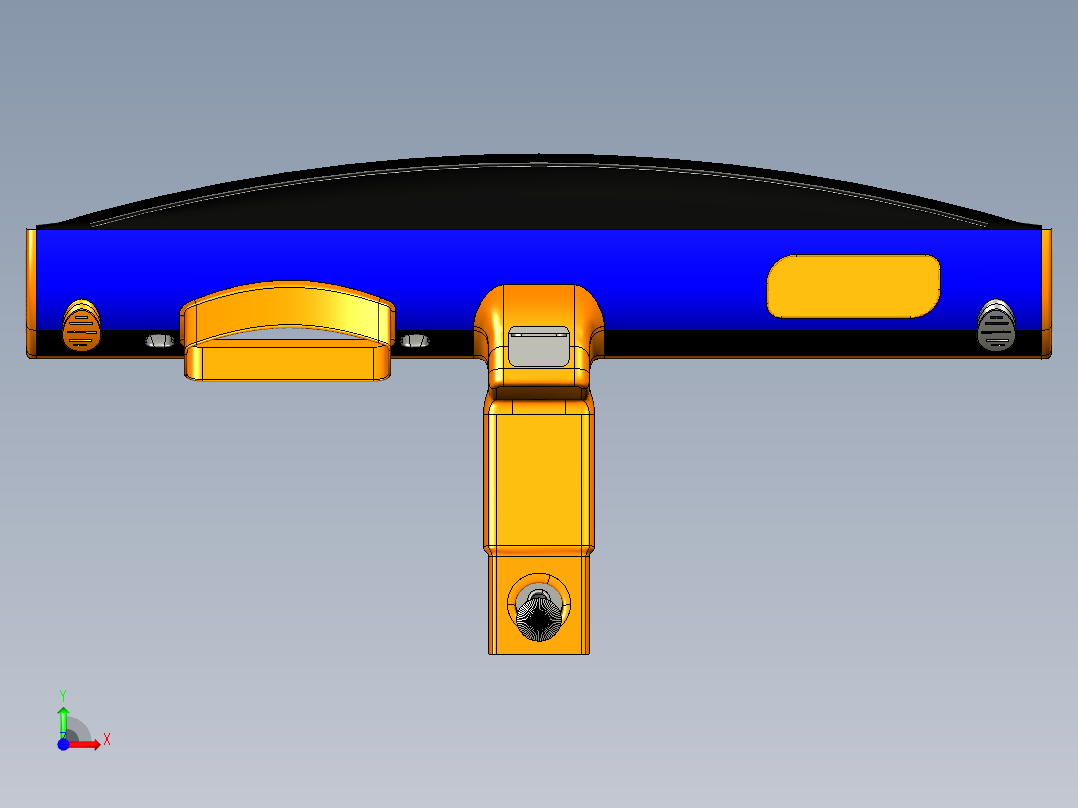 概念仪表盘前视图
