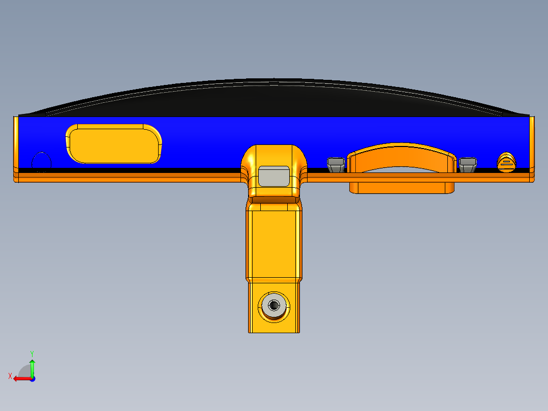 概念仪表盘后视图