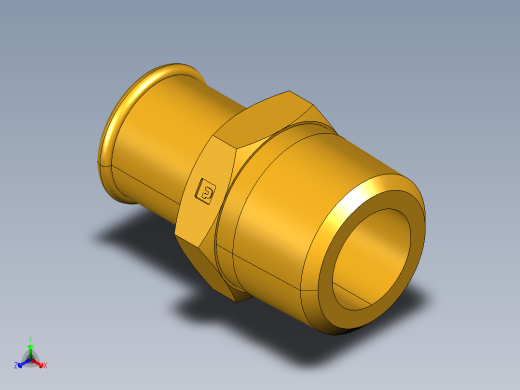 倒齿式工业管接头Beaded Hose Barb to male pipe 68HB-16-16