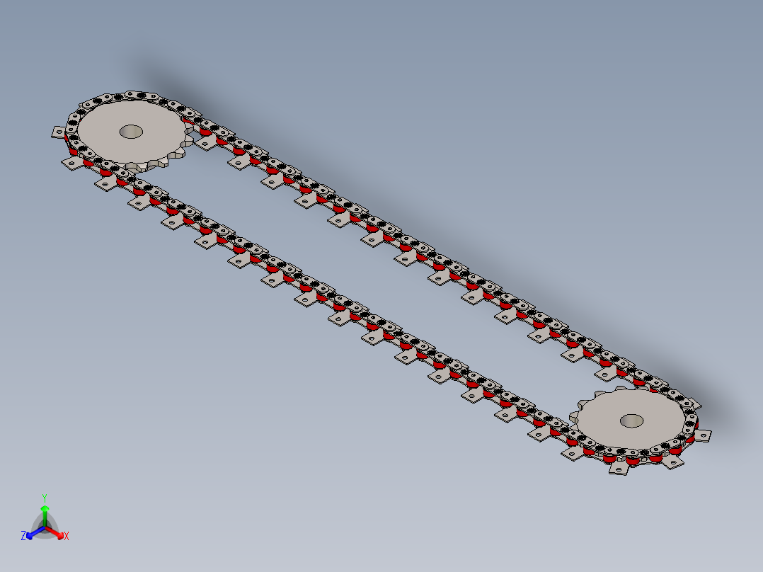 2X2 的输送滚子链---stp