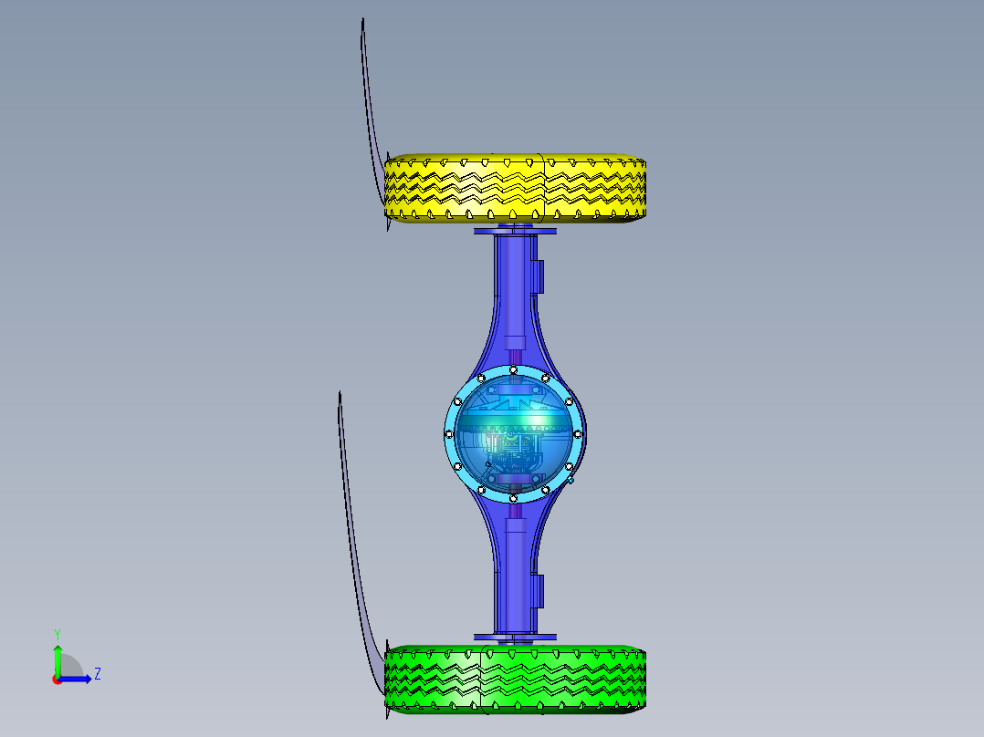 汽车驱动桥设计及运动仿真和有限元分析含三维CATIA左视图