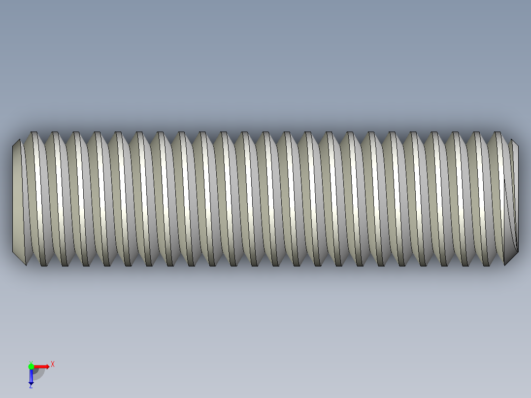 DIN 913-ISO 4026 固定螺钉-M8 L=30.STEP俯视图