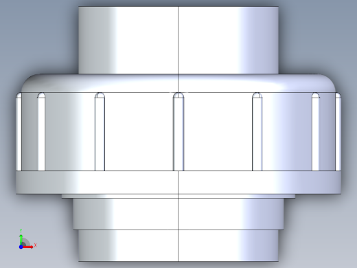 CPVC管件30-Sch80_Union T375_FPTxFPT_9858-375-012_1.25in前视缩略图