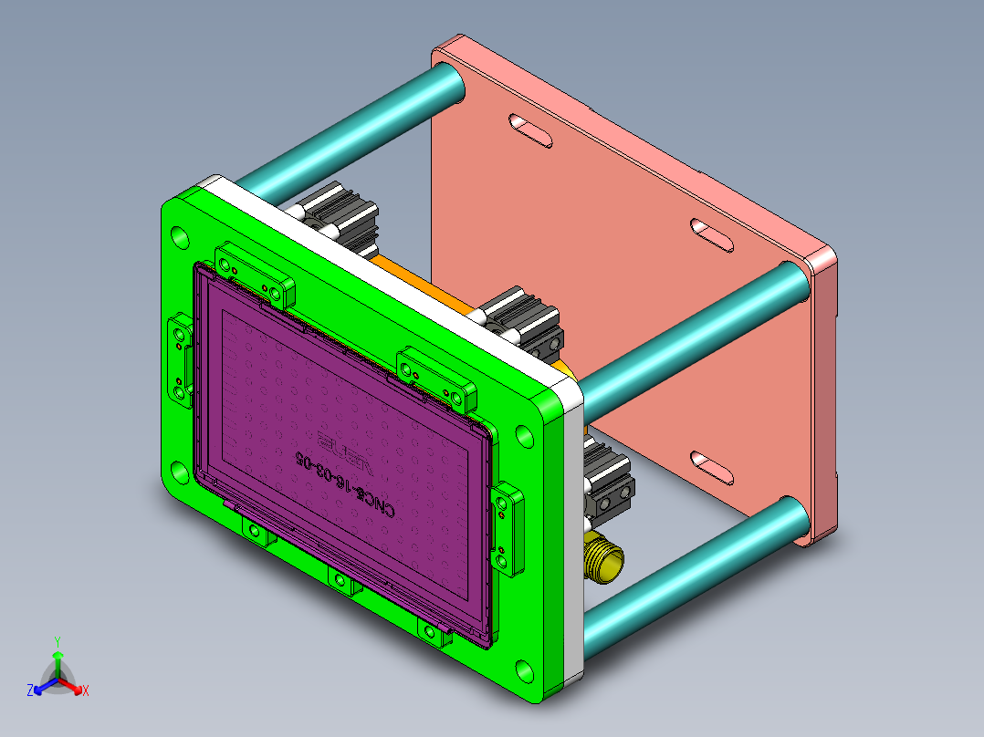UX390-A-CNC5-0305正等轴测图