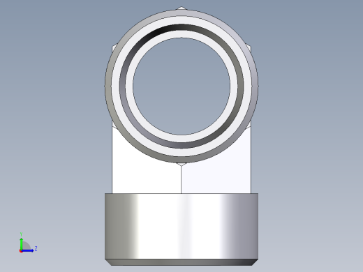 卡套式工业通用硬管接头EO_Union_tee_T22LCFX左视缩略图