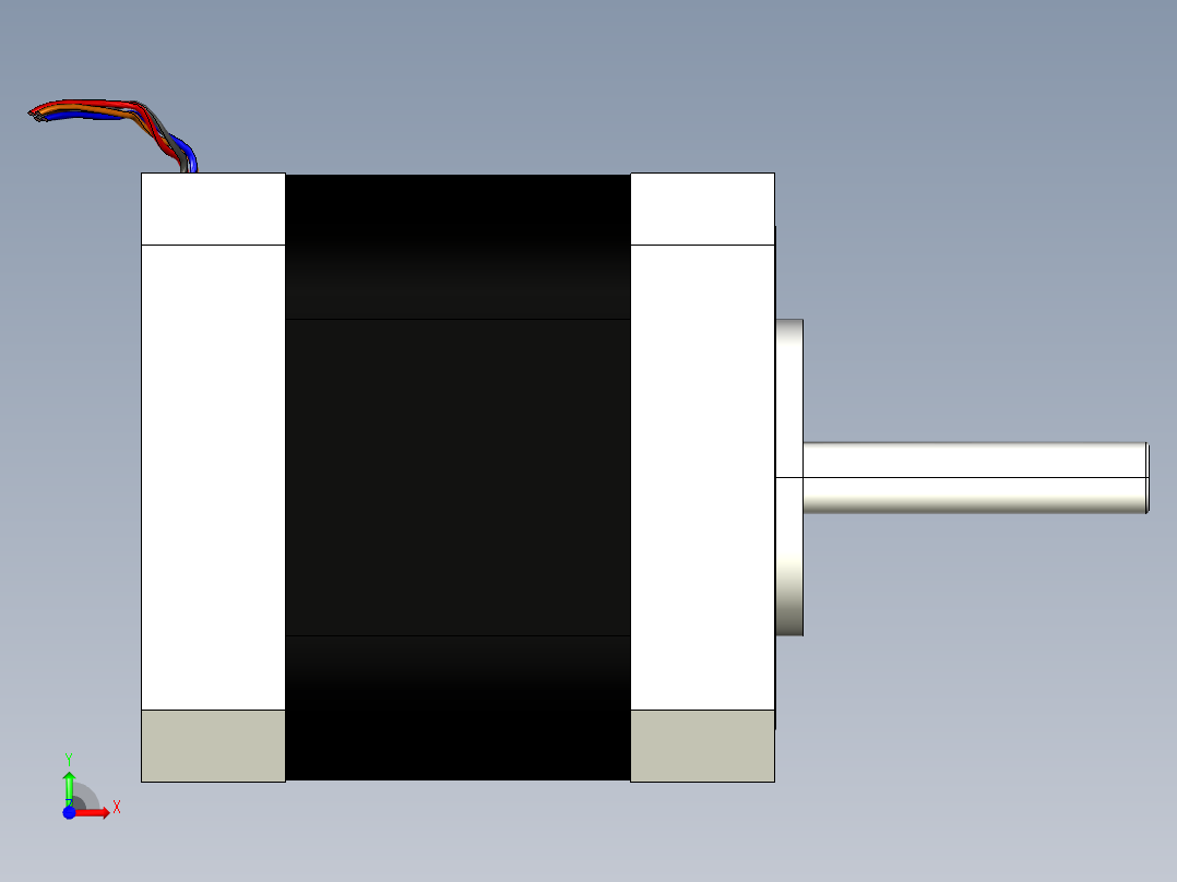 步进电机1前视图