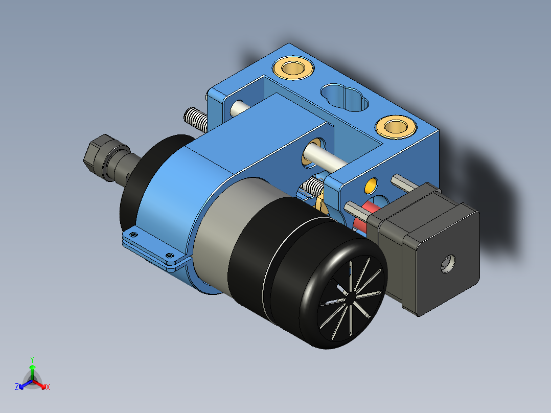 Z这拧紧机正等轴测图