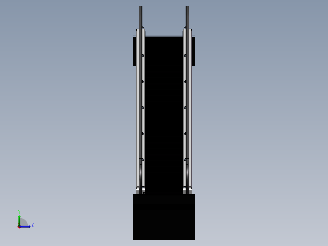 电动自动扶梯三维图包300-400张左视图