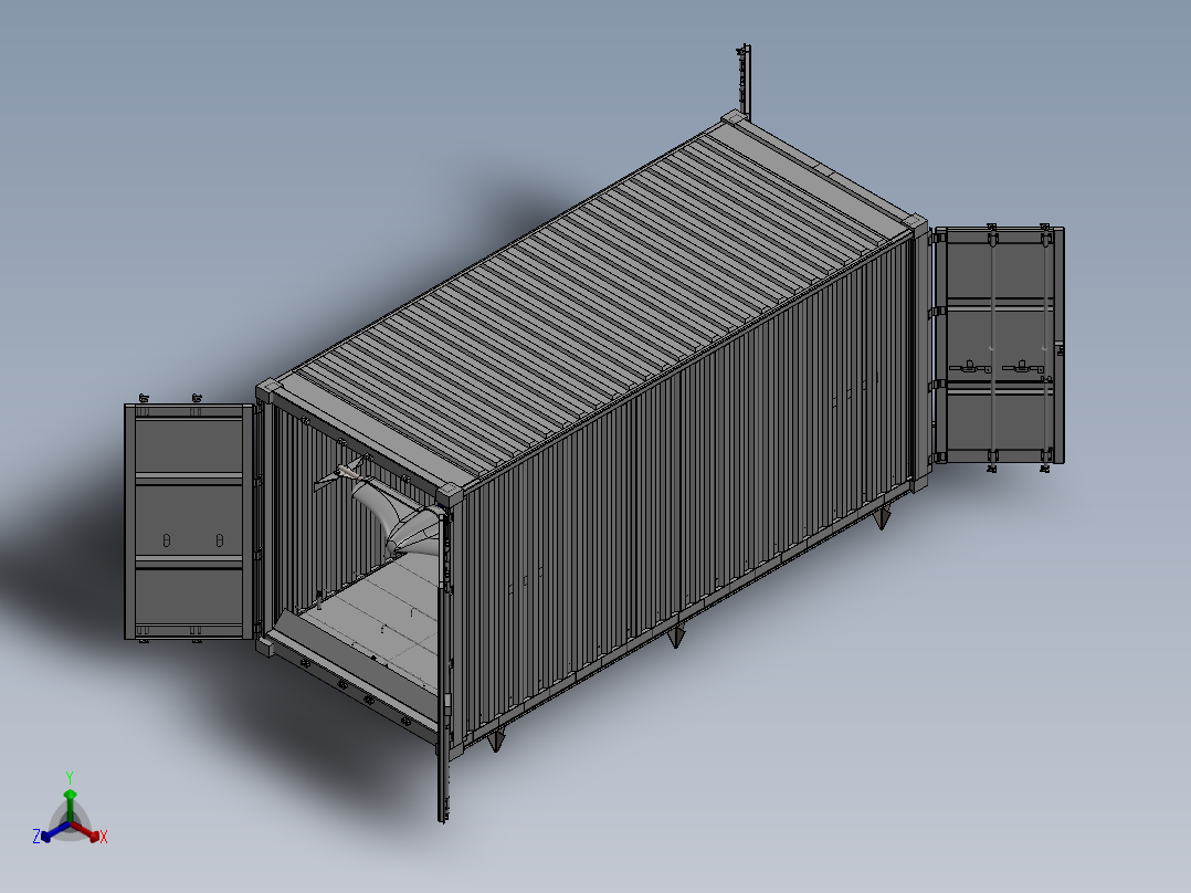 集装箱正等轴测图