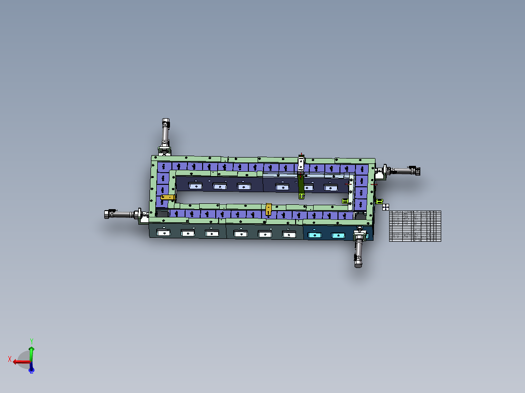 环形轨道输送线sw17可编辑