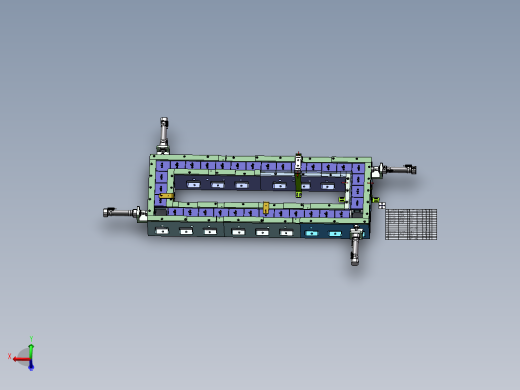 环形轨道输送线sw17可编辑