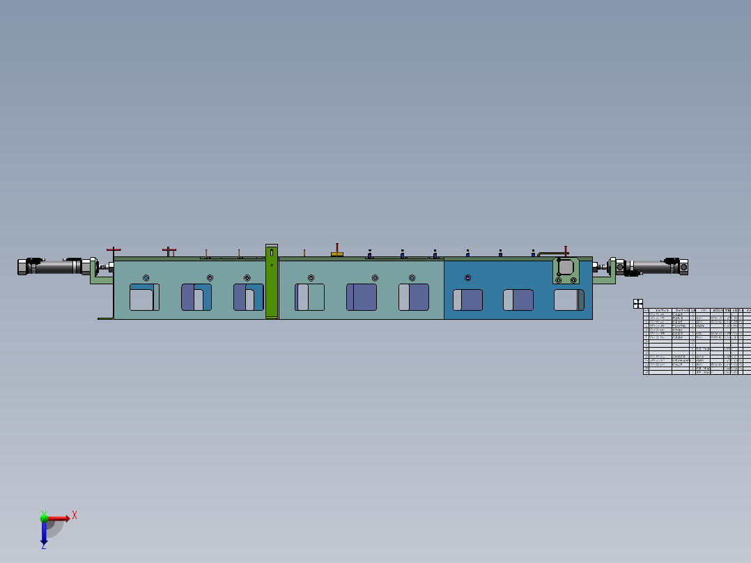 环形轨道输送线sw17可编辑俯视图