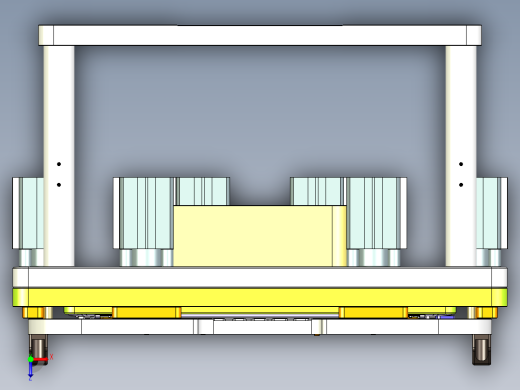 REACHER-C笔记本CNC工装夹具三维模型-CNC5-0710俯视缩略图