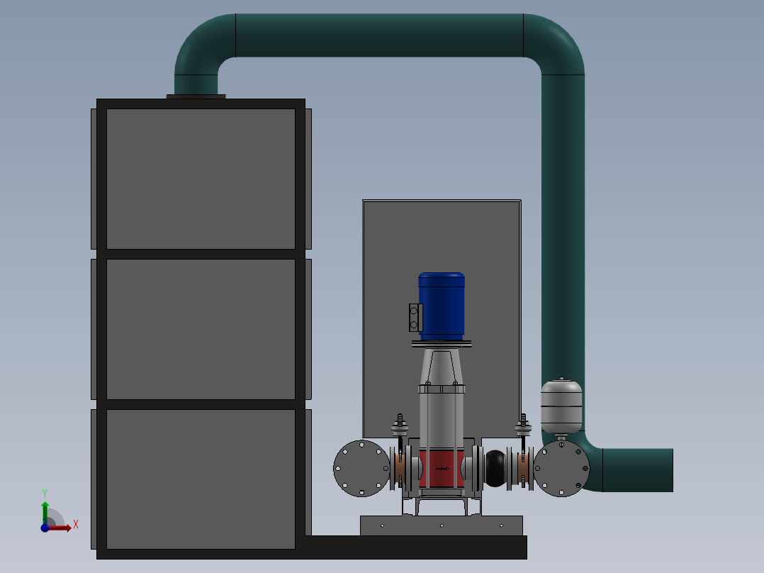 2023.02月-城市小型无负压二次供水设备sw17前视图