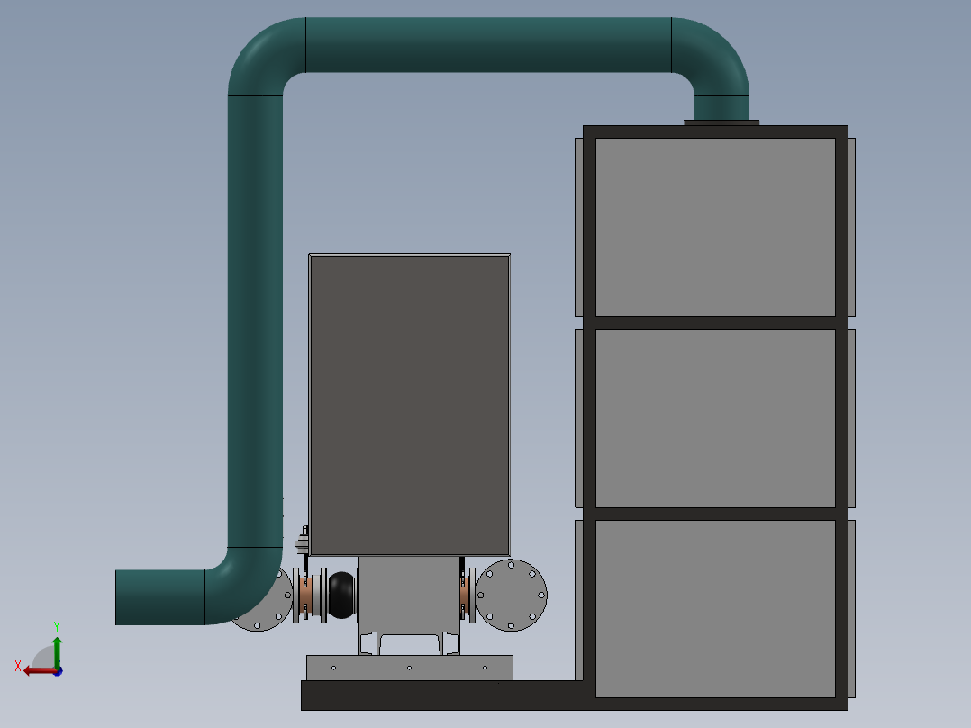 2023.02月-城市小型无负压二次供水设备sw17后视图