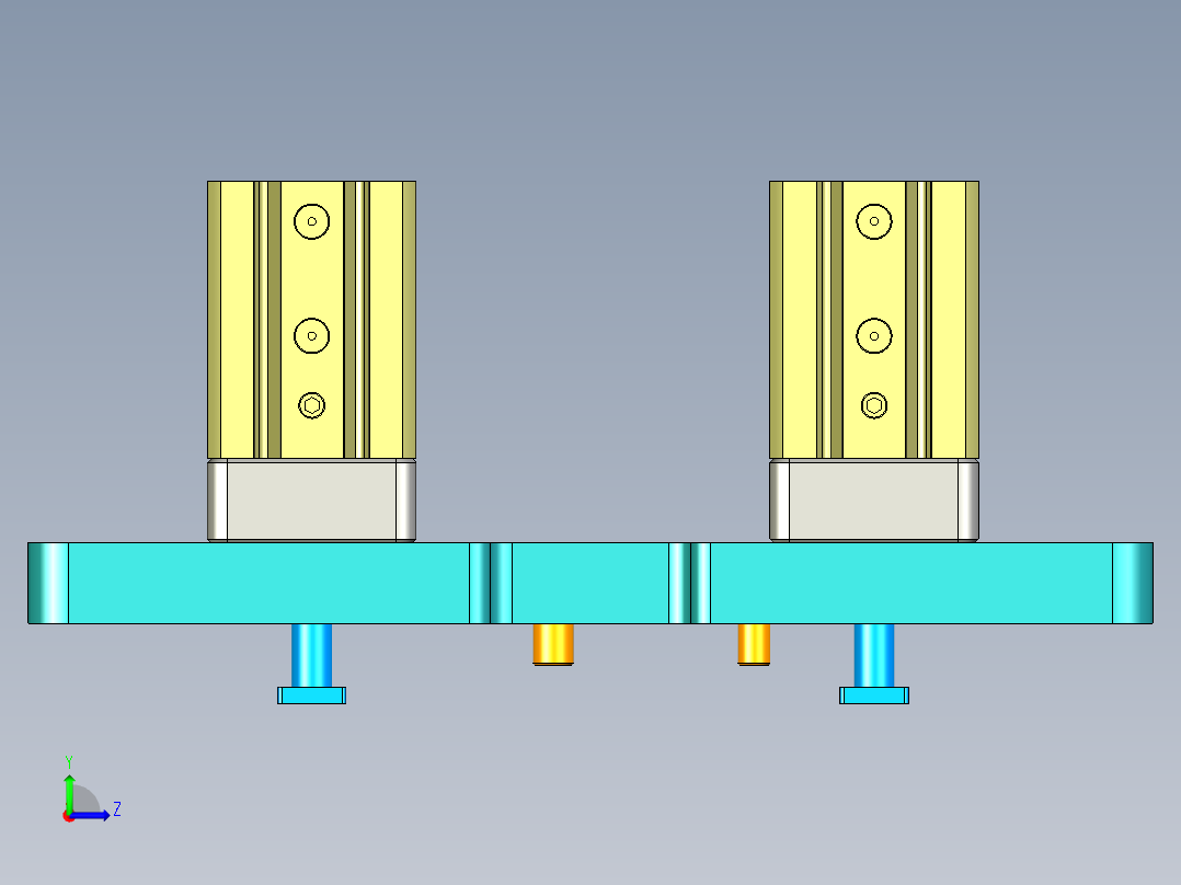 EDA50-笔记本CNC工装夹具三维模型CNC6验证治具-190111左视图