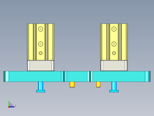 EDA50-笔记本CNC工装夹具三维模型CNC6验证治具-190111左视缩略图