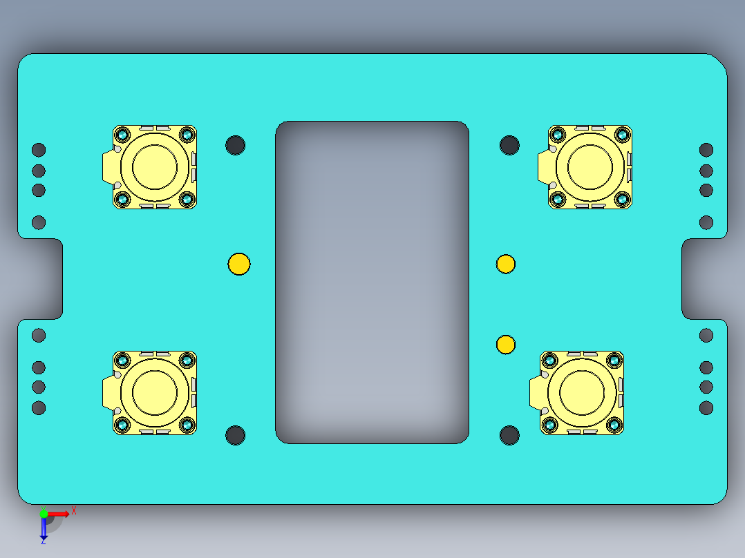 EDA50-笔记本CNC工装夹具三维模型CNC6验证治具-190111俯视图