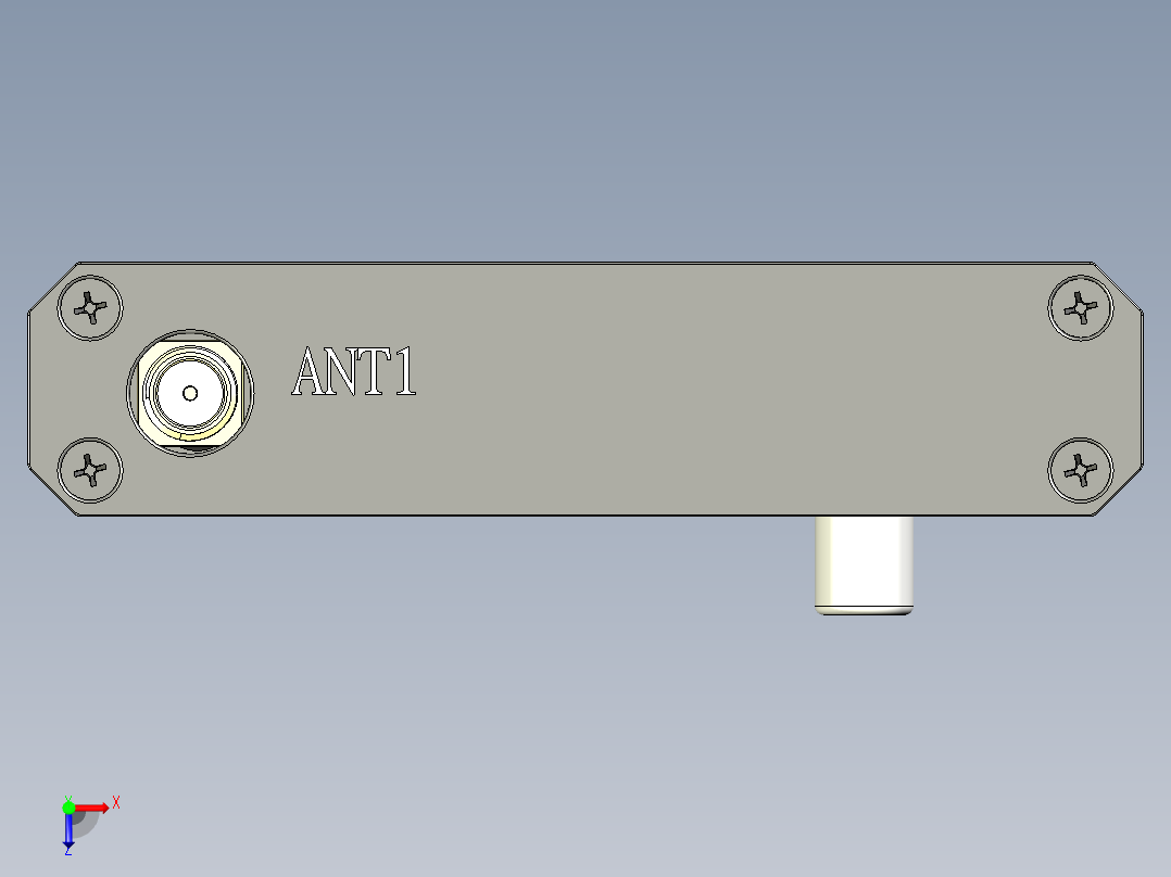 PeakFpv VRX 雷神 R67俯视图