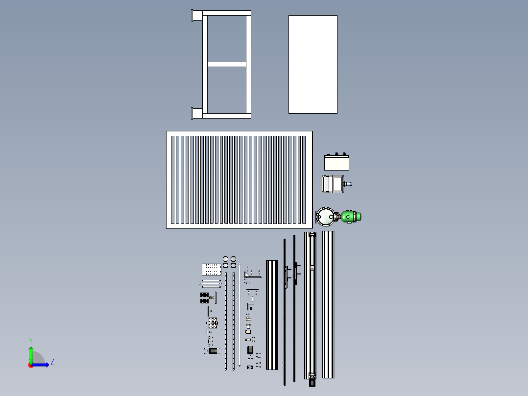 B2003915-等离子切割机左视图