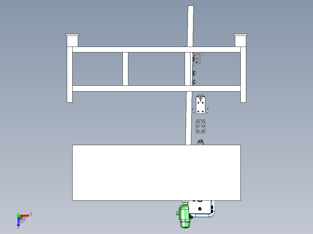 B2003915-等离子切割机俯视图