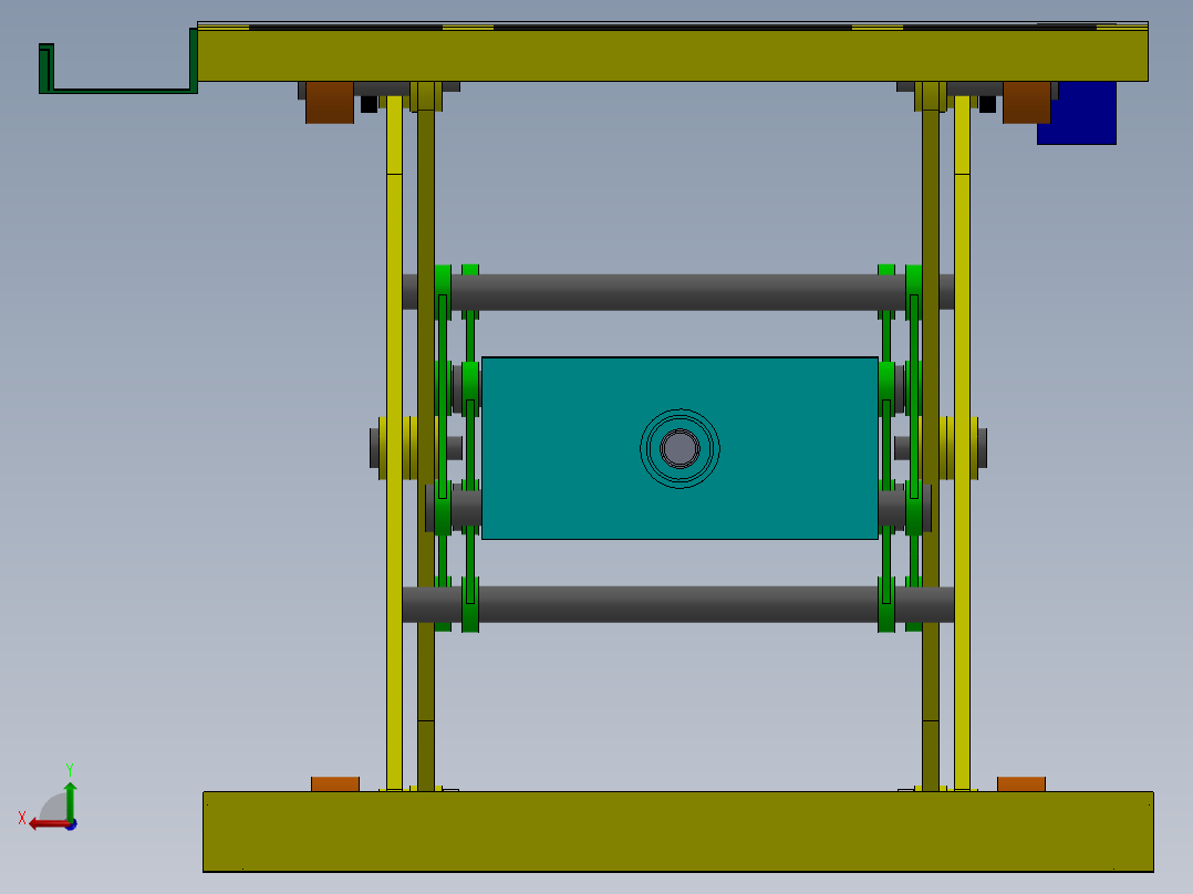 剪叉式升降机 、升降机(19)后视图