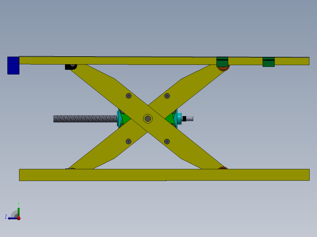 剪叉式升降机 、升降机(19)右视图