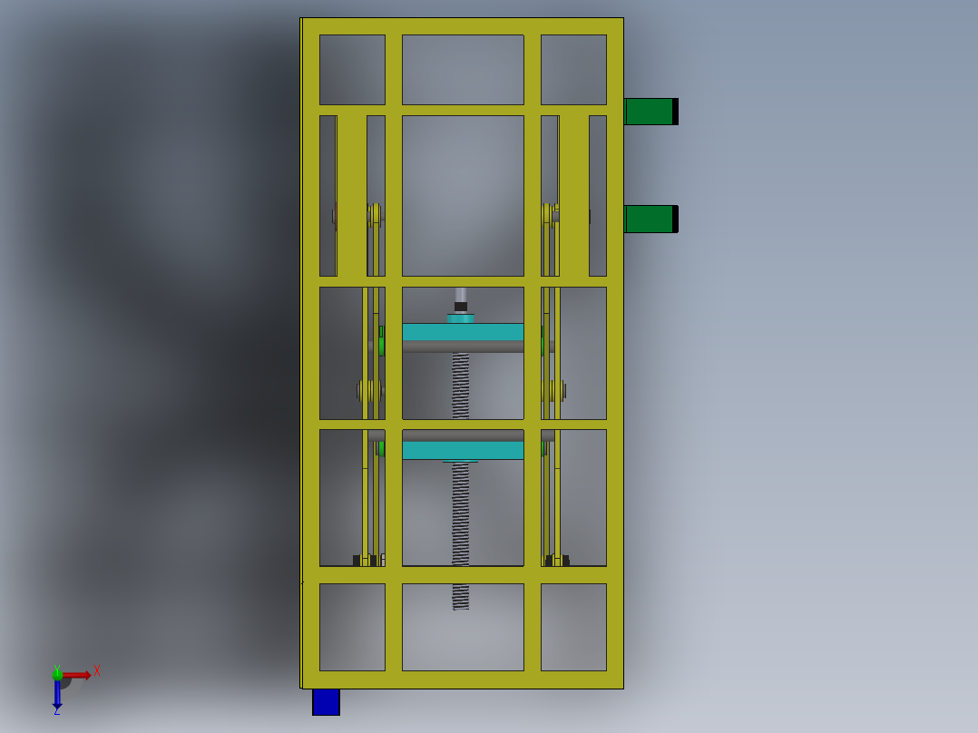 剪叉式升降机 、升降机(19)俯视图