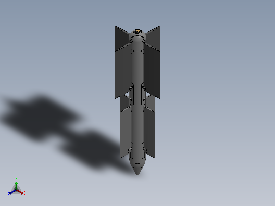 火箭(23)正等轴测图