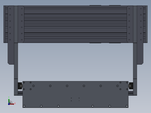 三轴CNC机床 X轴：1150mm Y轴：700mm Z轴：200mm前视缩略图