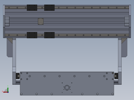三轴CNC机床 X轴：1150mm Y轴：700mm Z轴：200mm后视缩略图