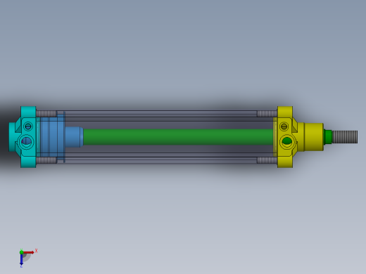 A0003670-Rexroth - Avantics - 气缸 80x25x320 毫米俯视缩略图
