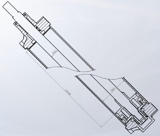 A0003670-Rexroth - Avantics - 气缸 80x25x320 毫米缩略图