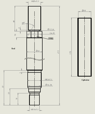 A0003670-Rexroth - Avantics - 气缸 80x25x320 毫米