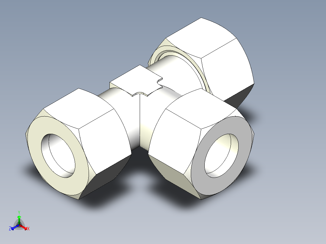 B3004535-连接 T 型接头 等径管 20