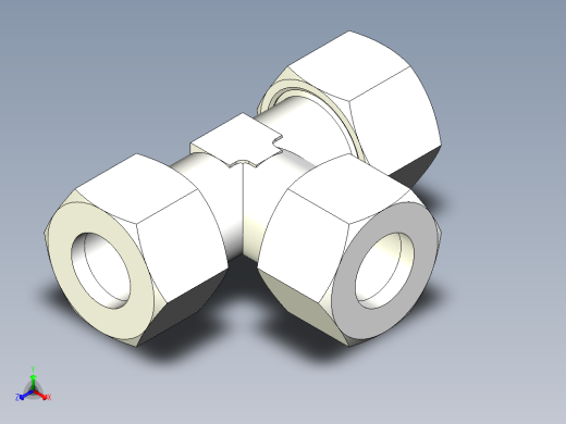 B3004535-连接 T 型接头 等径管 20