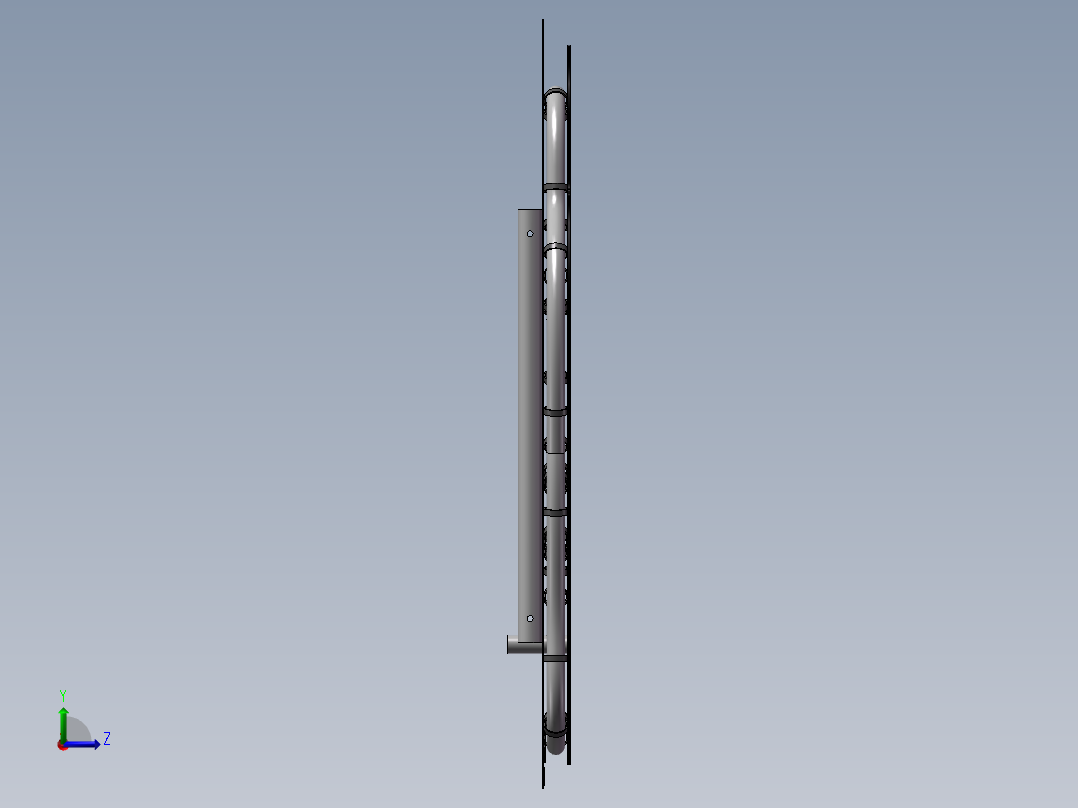钢琴演奏家 3D模型SolidWorks三维设计图左视图