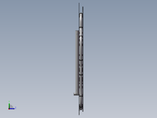 钢琴演奏家 3D模型SolidWorks三维设计图左视缩略图