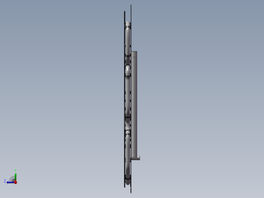 钢琴演奏家 3D模型SolidWorks三维设计图右视缩略图