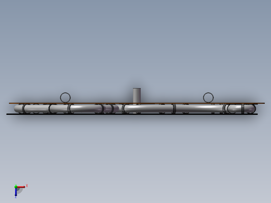钢琴演奏家 3D模型SolidWorks三维设计图俯视图