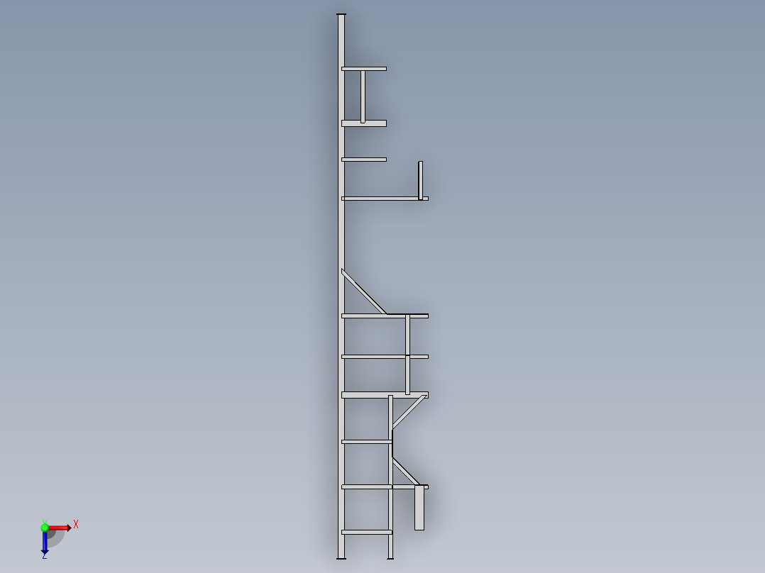 钢结构FPPM12C-PF27-P01Z俯视图