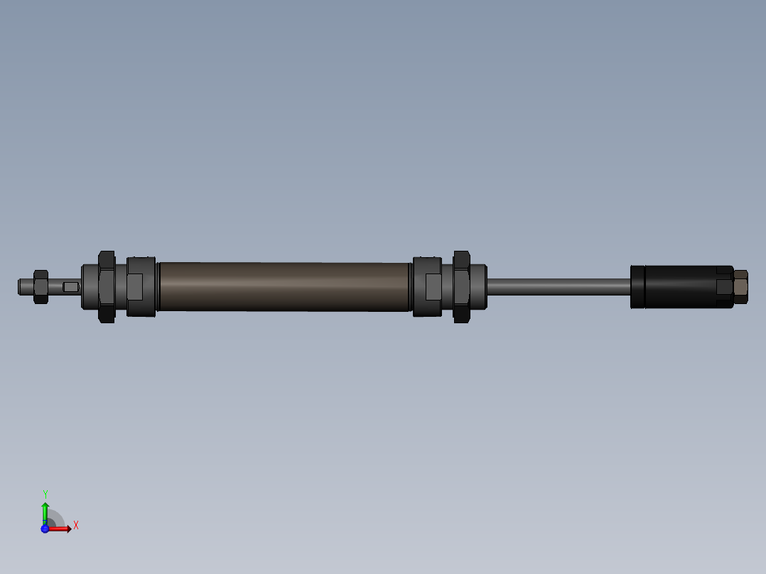 气缸MAJ16x50-20S前视图