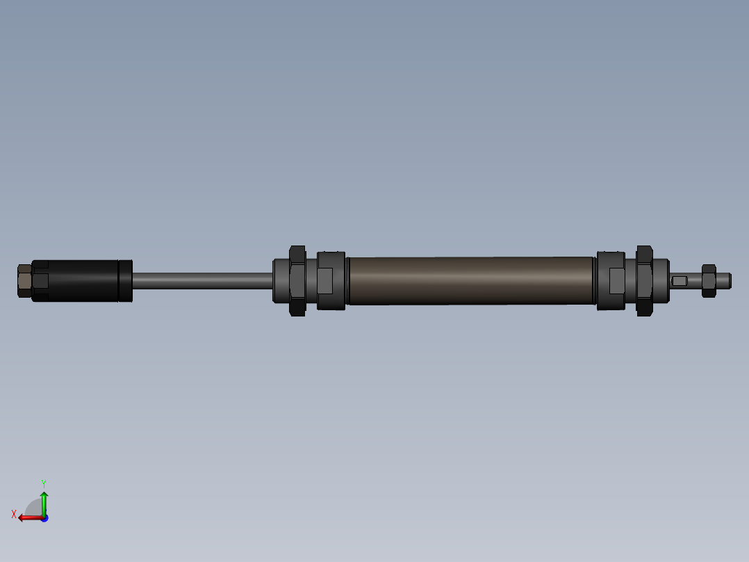 气缸MAJ16x50-20S后视图