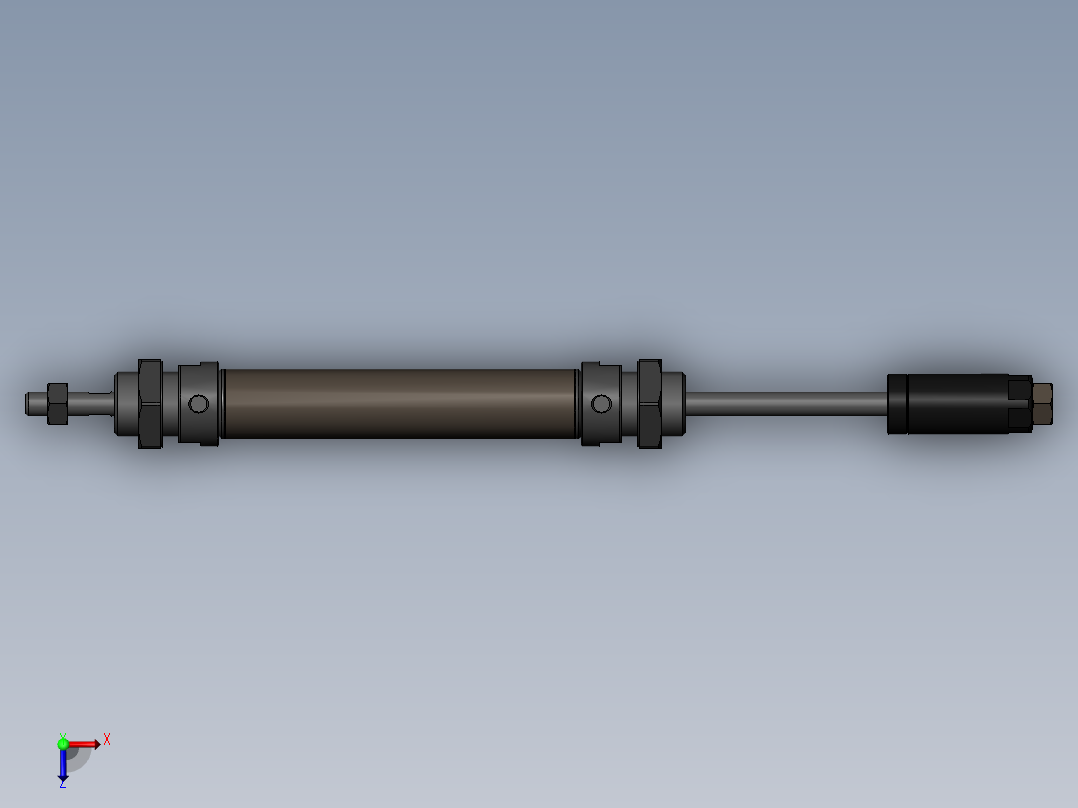 气缸MAJ16x50-20S俯视图