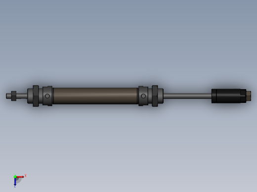 气缸MAJ16x50-20S俯视缩略图