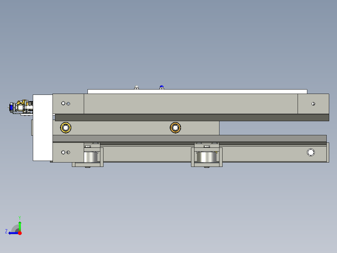 多工位油液加注设计右视图