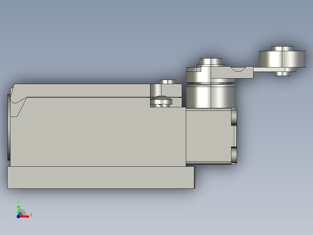 sakcS201404-3-6-0限位开关组件前视图